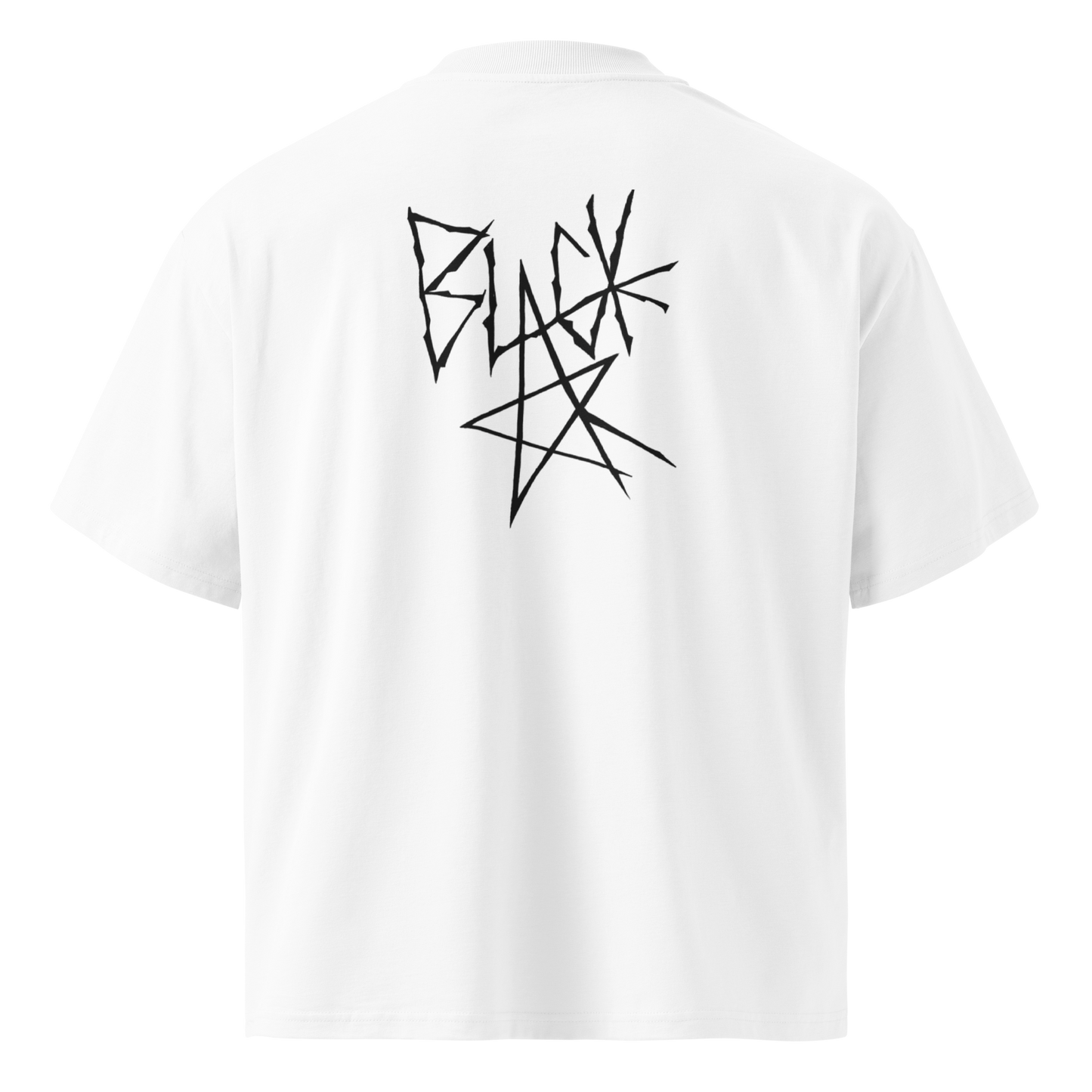 BLACK STAR Graphic Tee *White*